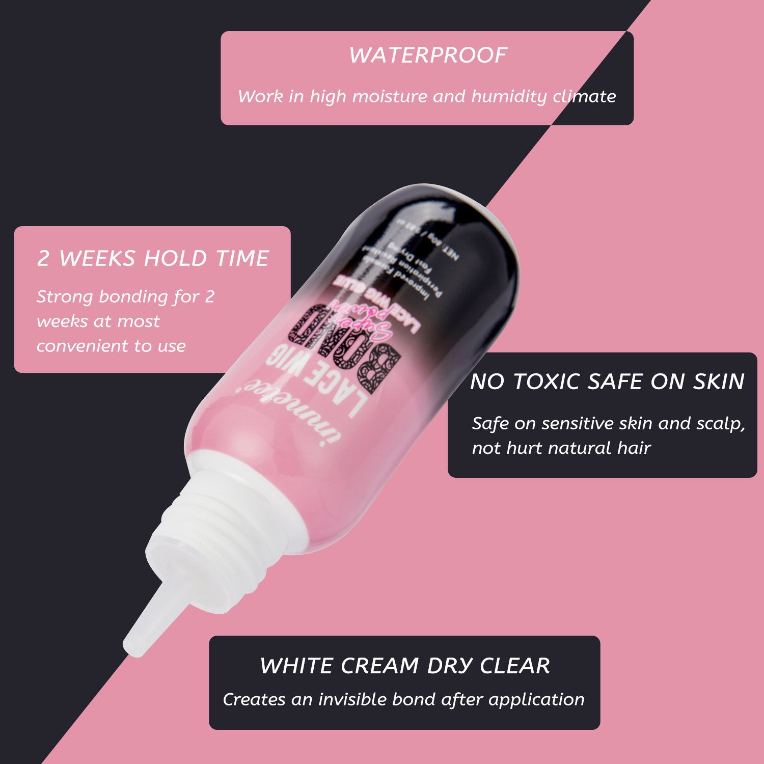 Lace Wig Glue Seamless Long-lasting Adhesive Head Cover Glue