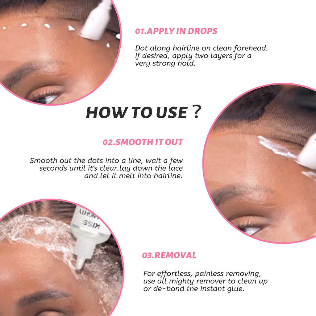 Lace Wig Glue Seamless Long-lasting Adhesive Head Cover Glue