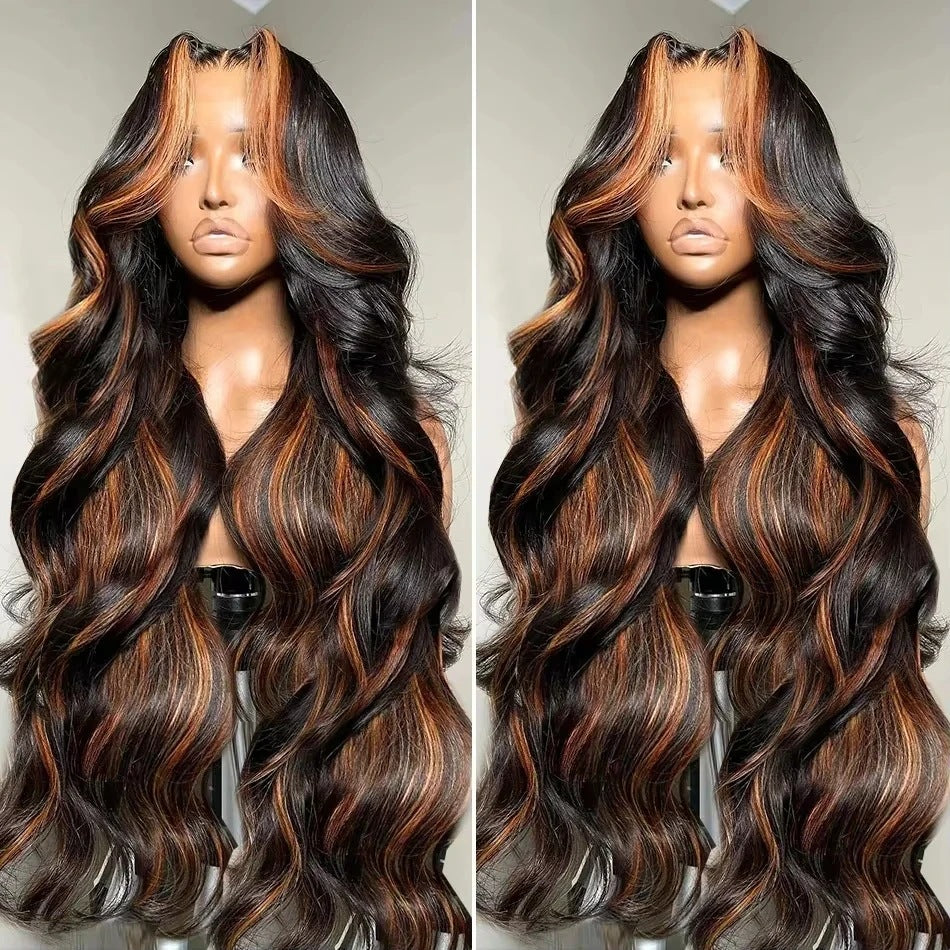 Gradient Color Big Wave Wig High-temperature Fiber