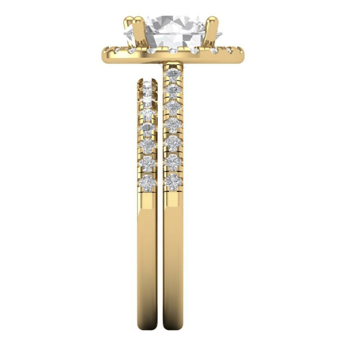 Gold Plated Classic Couple Rings