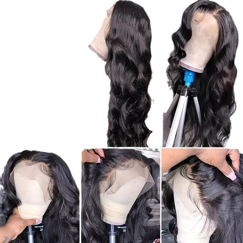 Front Lace Wig Medium Big Wave Female